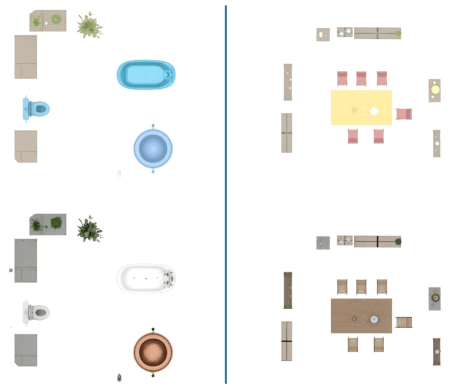 Визуализация извлечённых сцен